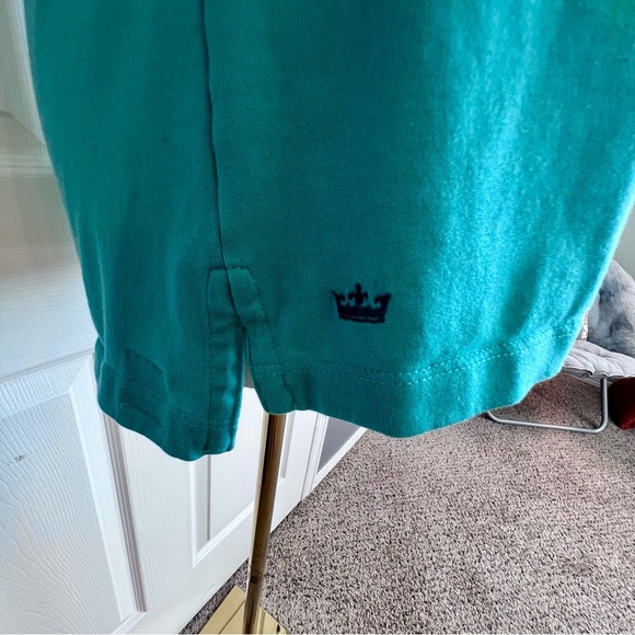 Peter Millar Masters Performance Tech Teal Green Golf Polo Shirt Women’s Medium - Picture 3 of 12